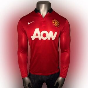 Nike 2013/2014 Manchester United Men’s Medium Long Sleeve Home Jersey 547929-624